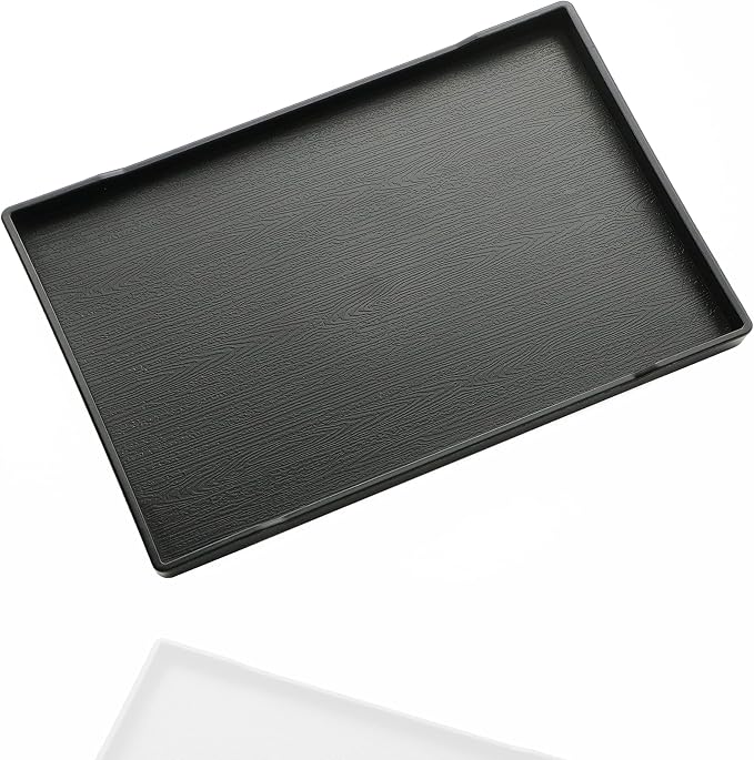 Small Black Serving Tray for Serving Accessory, Perfume and Display Use. by VCREATC-VCREATEFORCUSTOMER