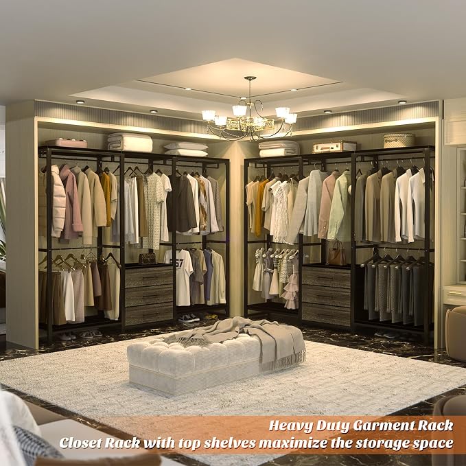 Aheaplus Garment Rack Heavy Duty Clothes Rack - Image 2