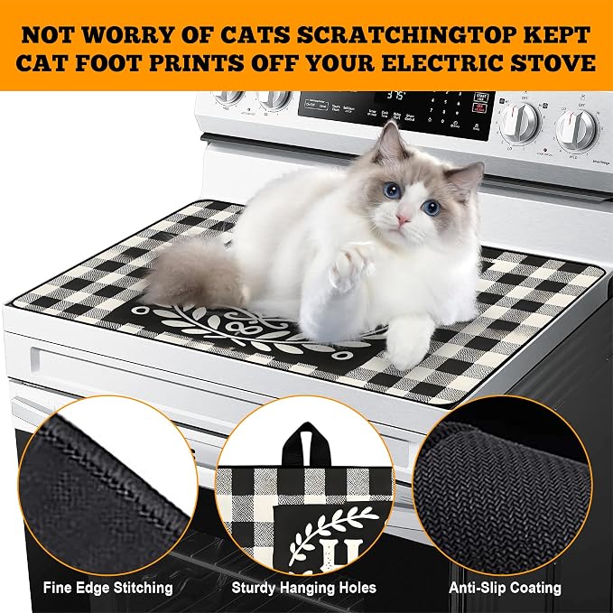 Multi-Design Stove Top Cover for Glass/Electric Stoves - Image 4