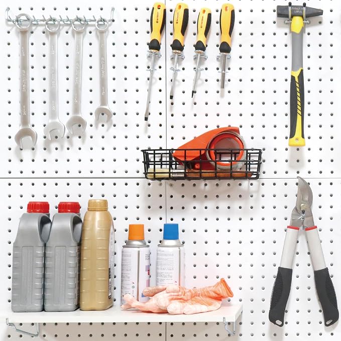 HUHOLE 88 Piece Pegboard Hooks Assortment Kit - Image 5
