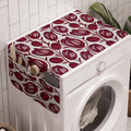 Lunarable Flower Washing Machine Organizer, Hand Drawn Creative Tulip by Lunarable