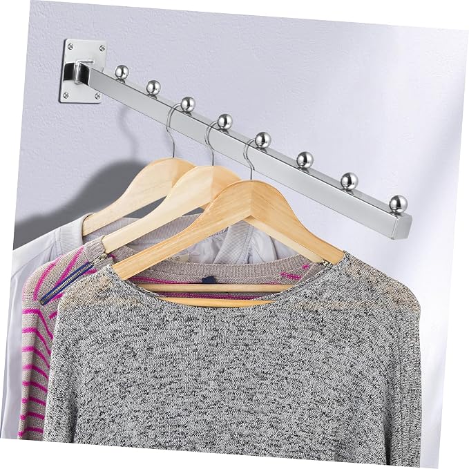 5pcs Elegant Square Wall Mounted Drying Rack over Door Rack Beaded Design - Image 9