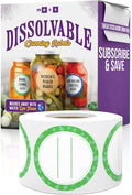 Canning Labels Dissolvable Stickers by MESS