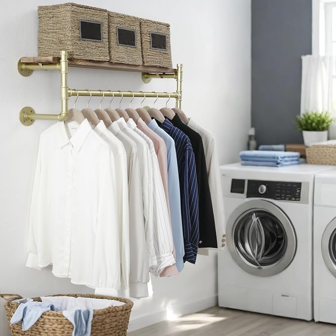 WEBI Wall Mounted Clothes Rack - Image 2