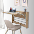 Folding Wall Table, Fold Down Table Wall Mounted, Floating Desk by SKVSKV