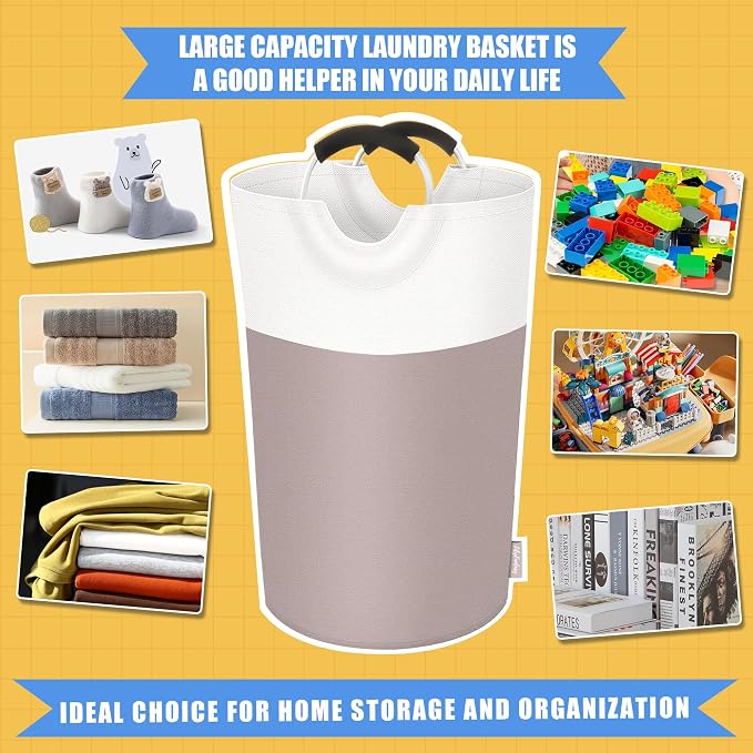 125L Laundry Basket, Collapsible Laundry Hamper - Image 5