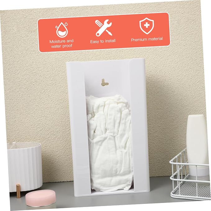Cabilock Disposable Gloves Storage Case Wall Mount Acrylic Glove Box - Image 7