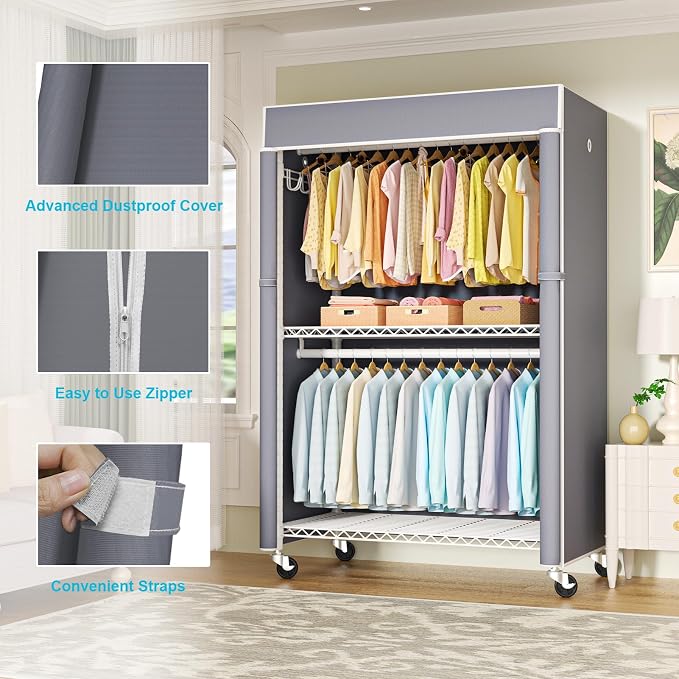 FUTASSI White Clothing Rack - Image 3