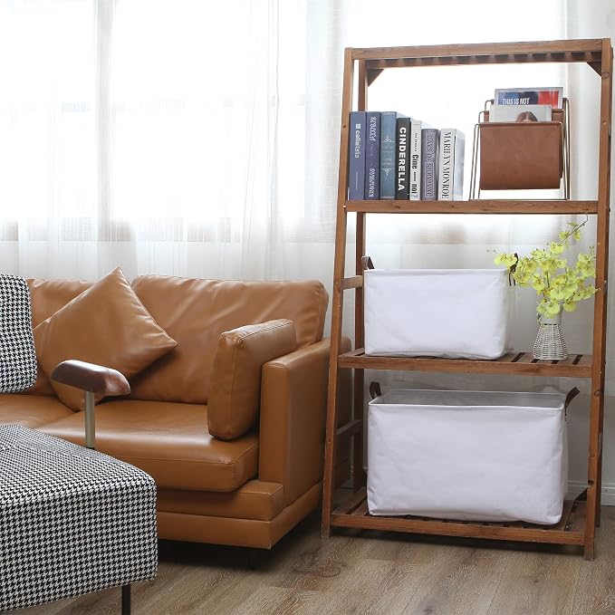 Hinwo 70L Extra Large Storage Bins, Foldable Clothing Storage Basket - Image 4