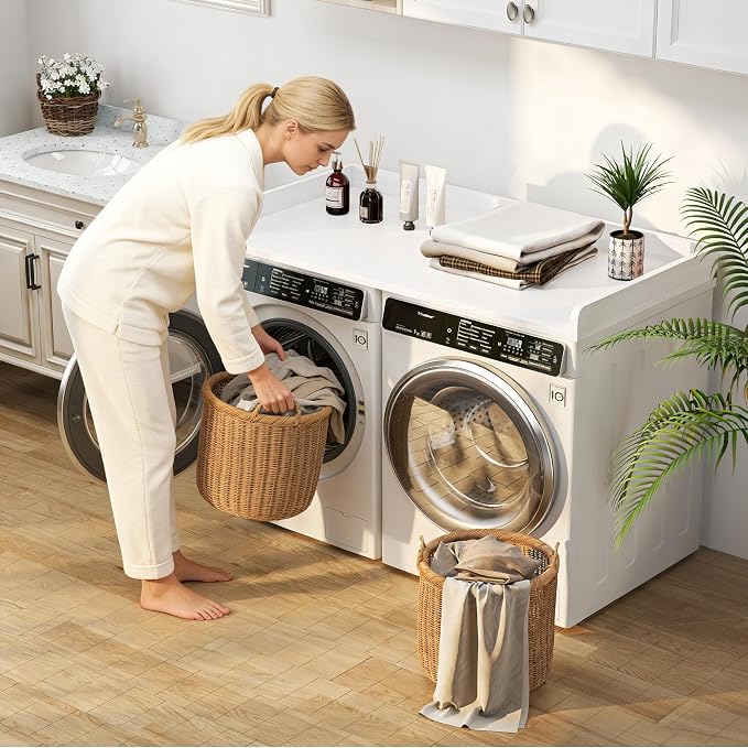 Washer Dryer Countertop, 27.5"x54" Wood Washer and Dryer Countertop - Image 7