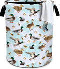 Green Duck Laundry Basket Storage Bin Foldable Laundry Hamper Clothes Storage by Bzocm