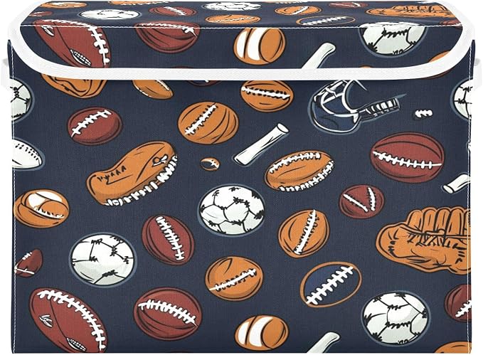 STAYTOP Sports Balls and Gloves Collapsible Storage Bin by Unknown