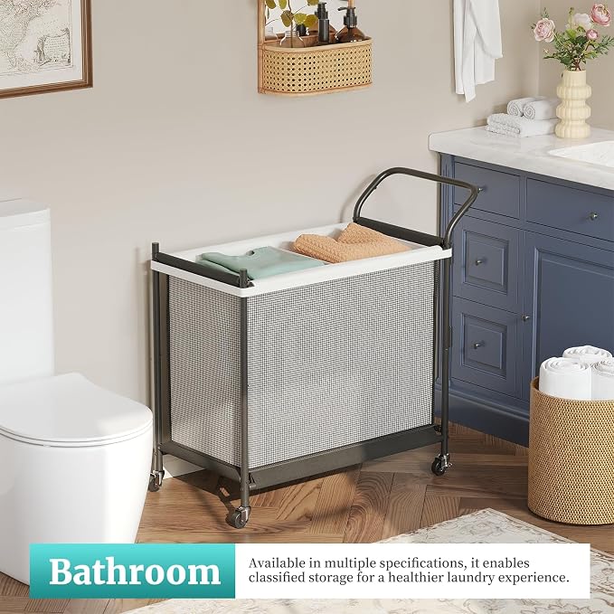 Laundry Hamper with Wheels - Image 6