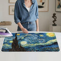 Ironing Mat The Starry Night Pattern Foldable Ironing Pad Portable Board Iron by PJHEQOXE