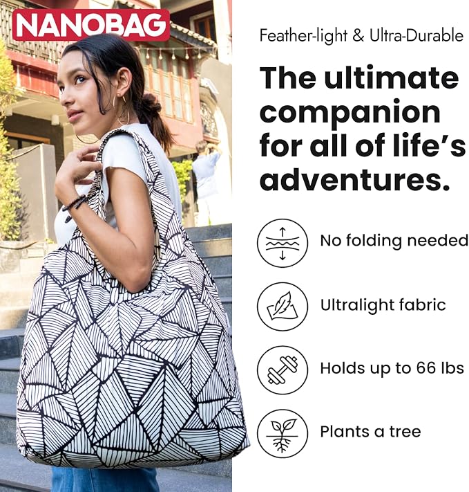 Nanobag Ultralight Heavy Duty Foldable Tote - Image 3