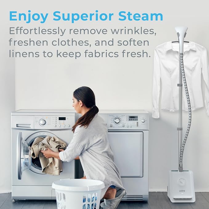 Pure Enrichment PureSteam Pro Upright Clothes Steamer - Image 2