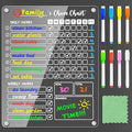PigPotParty Acrylic Magnetic Chore Chart by PigPotParty