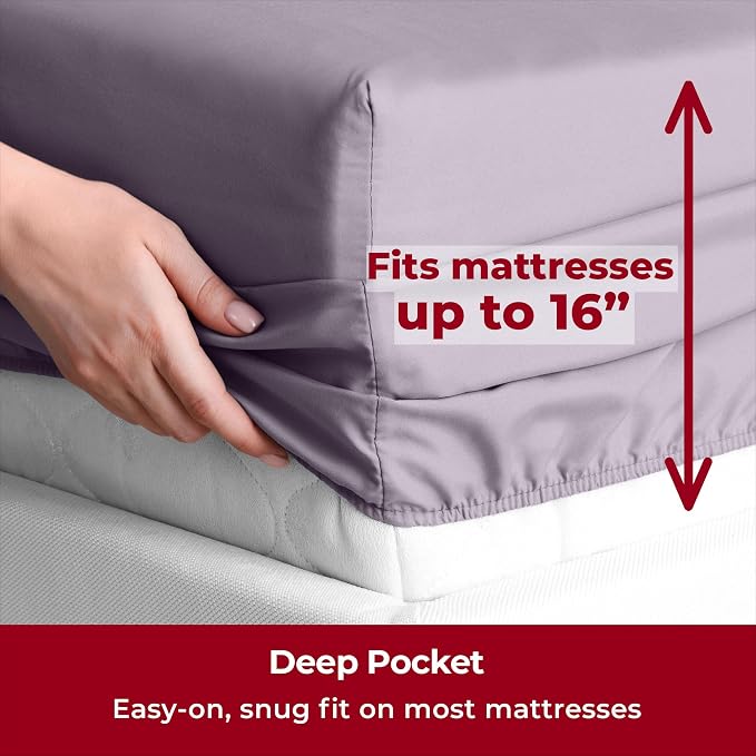Mellanni Split King Sheets Set - Image 5