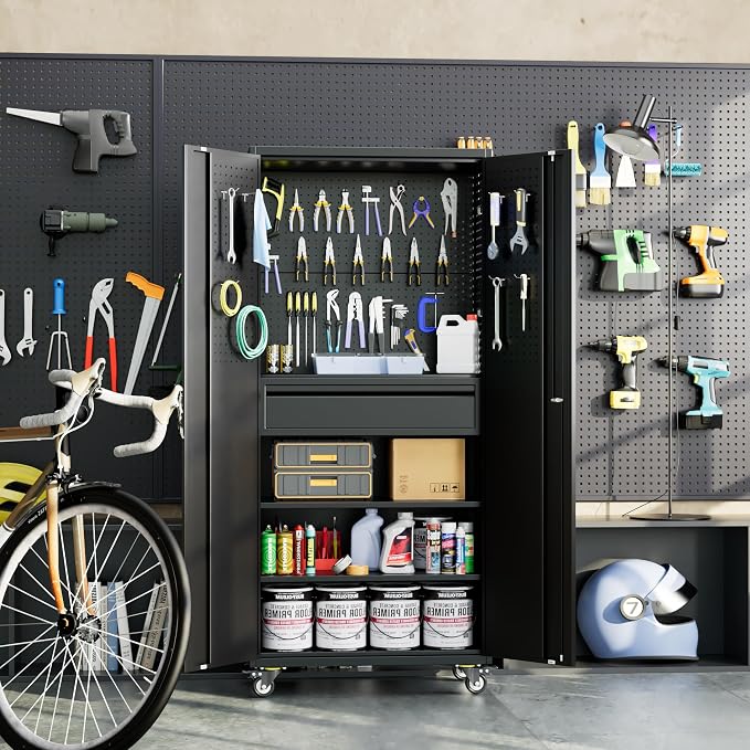 Aobabo 71" H Metal Storage Cabinet - Image 2