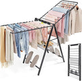 APEXCHASER Foldable Clothes Drying Rack, Metal Laundry Drying Rack Collapsible by APEXCHASER
