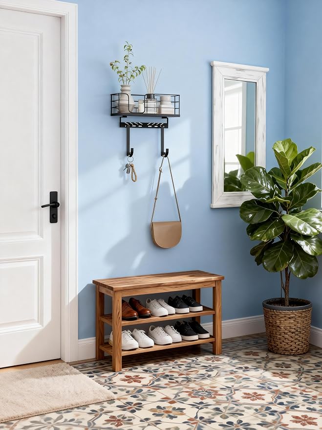 THYGIFTREE Ironing Board Hanger Wall Mount Adjustable Hooks Fits T & Y Shaped - Image 5