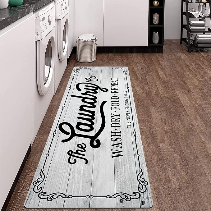 Pauwer Farmhouse Kitchen Rug, Non Slip, Machine Made - Image 7