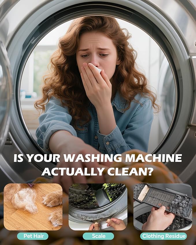 Washing Machine Cleaner Tablets: 40% Stronger Cleaning Power, Deep Cleaning - Image 3
