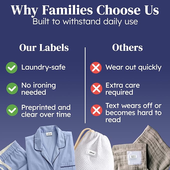 Clothing Labels for Nursing Home White - Image 7