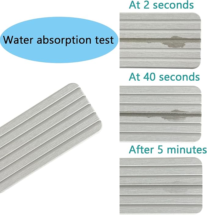 Set of 4 Water Absorbing Stone Trays - Image 3
