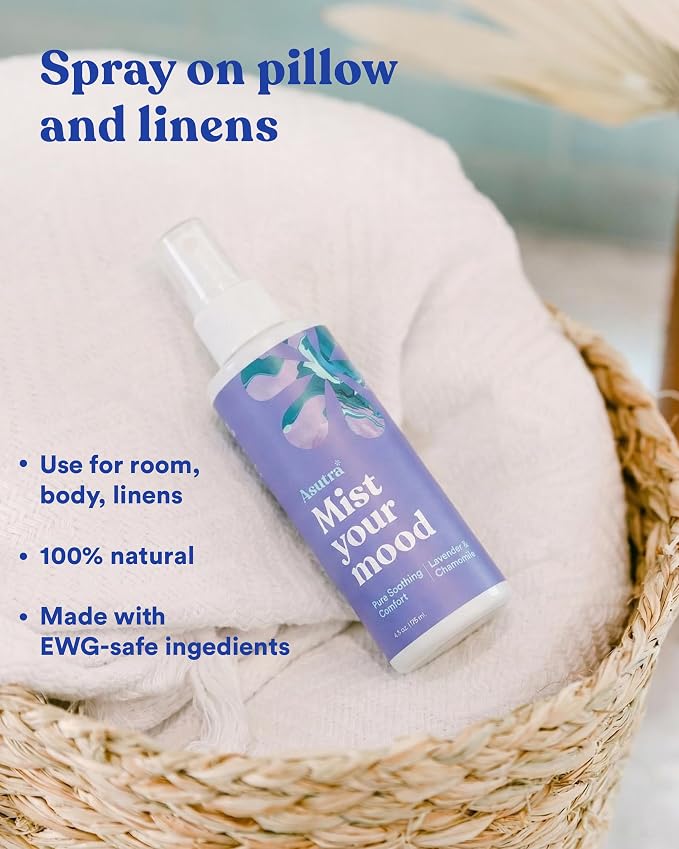 ASUTRA Lavender Pillow Spray for Sleeping, 4 fl oz – Sleep Mist Spray for - Image 3