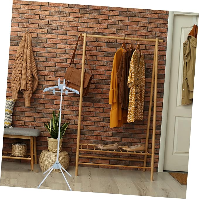 Clothes Drying Rack Garment Steamer Stand Hanger - Image 5