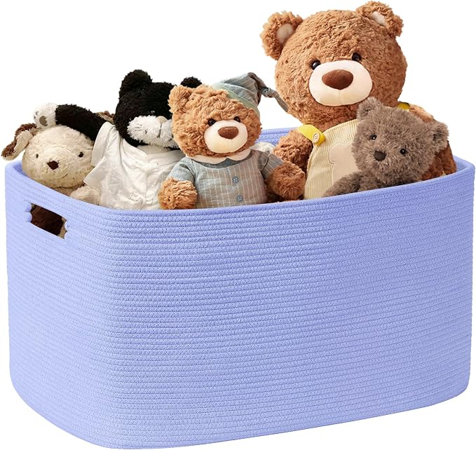 45L Small Baby Girls Laundry Basket by SunNewt