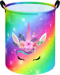Round Laundry Basket Storage Bins Nursery Hamper Gift Baskets by VAIVUSTO