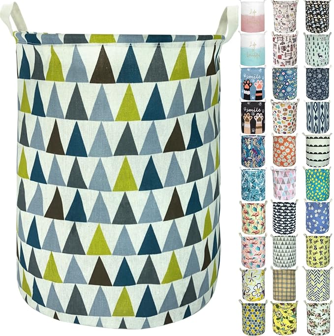 Merdes 19.7’’ Waterproof Foldable Laundry Hamper, Dirty Clothes Laundry Basket by Aouker