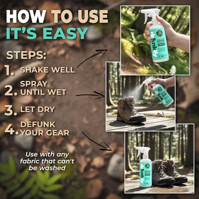 Fabric Freshener Spray, 32oz. 'Peppermint' Odor Remover Spray. Shoe Deodorizer - Image 7