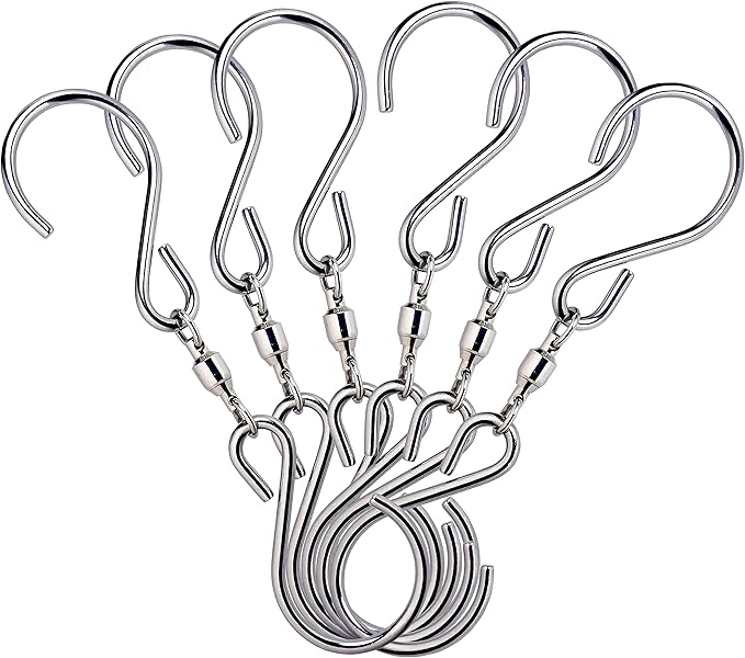 HS's Creation 6 Pack Dual Swivel S Hooks by HSsCreation