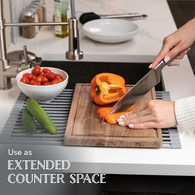 Oizeir Roll Up Dish Drying Rack - Image 5