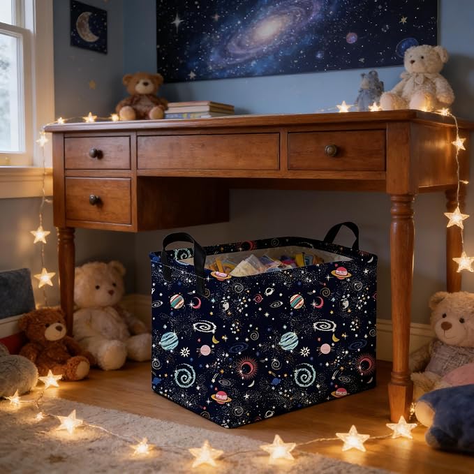 Rectangular Star baskets, Storage Basket, Waterproof foldable laundry basket - Image 4