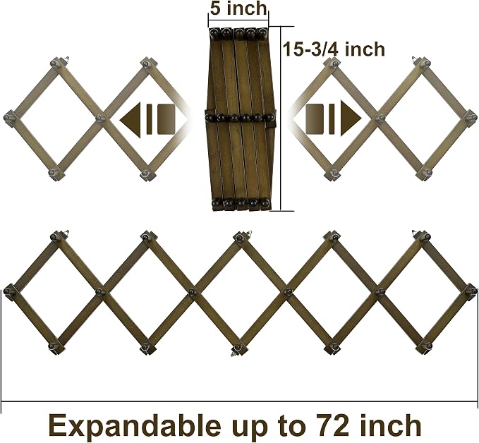 WEBI Accordion Wall Hanger, Accordion Hat Rack - Image 6