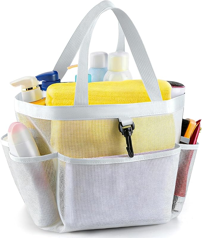 Mesh Shower Caddy Portable for College Dorm Room Essentials by LOYEE