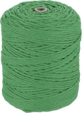 HARFINGTON Natural Macrame Cord 3mm x 328 Yards 4 Strand Twisted Cotton Macrame by HARFINGTON