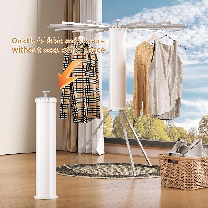 Tripod Clothes Drying Rack, Space Saving Laundry Drying Rack, Drying Rack - Image 7