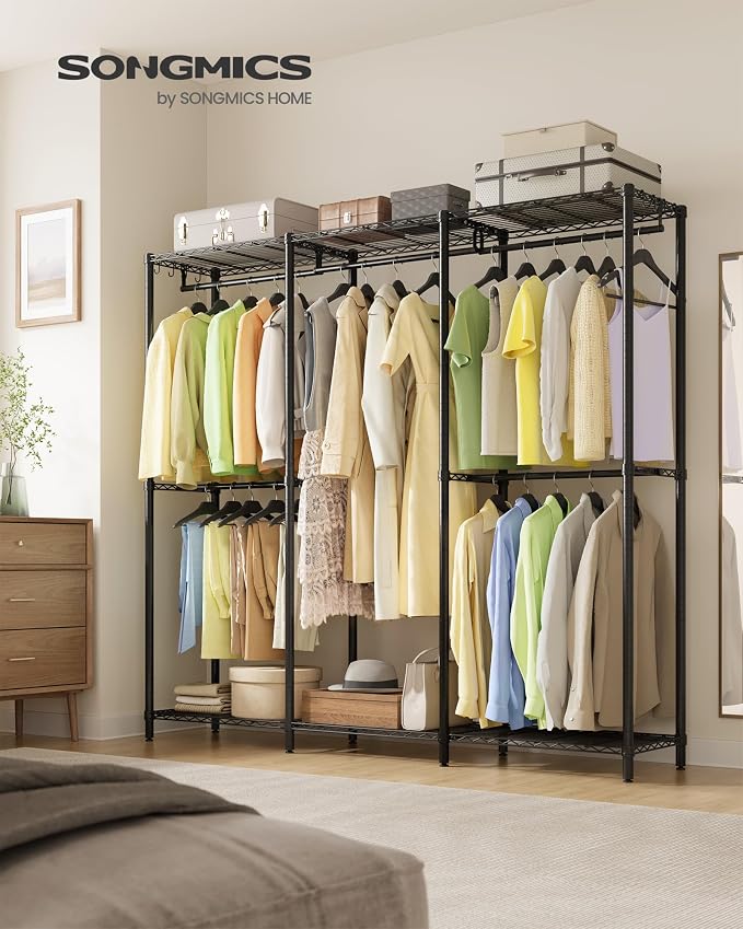 SONGMICS Clothing Rack, Heavy-Duty Garment Rack - Image 2