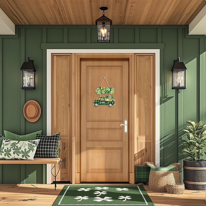 Ausril St Patricks Day Door Decorations, Irish Blessing Sign - Image 6