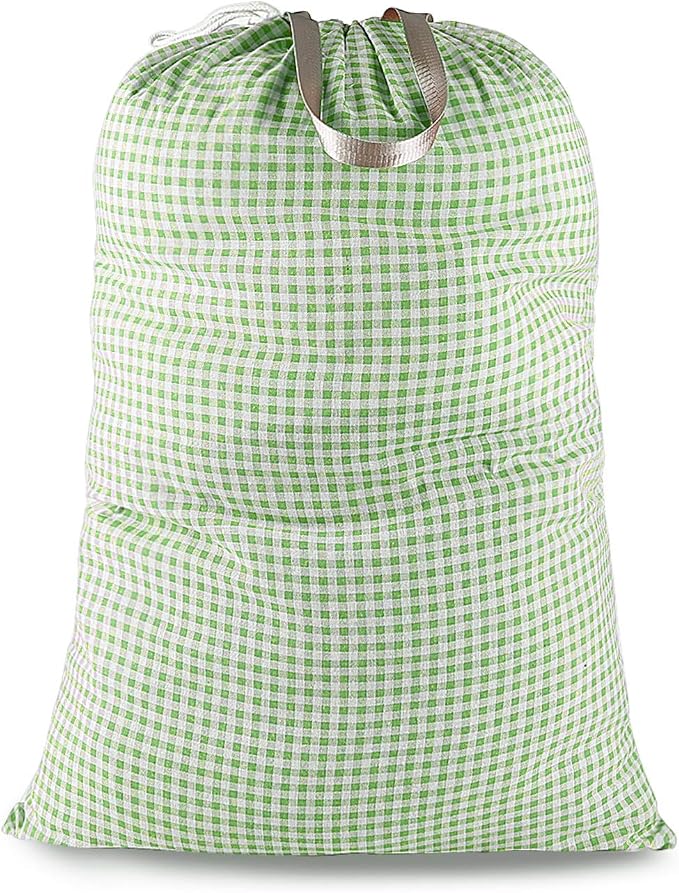 Extra Large Laundry Bag with Drawstring and Handle, Heavy Duty Travel Dirty by SANFERGE