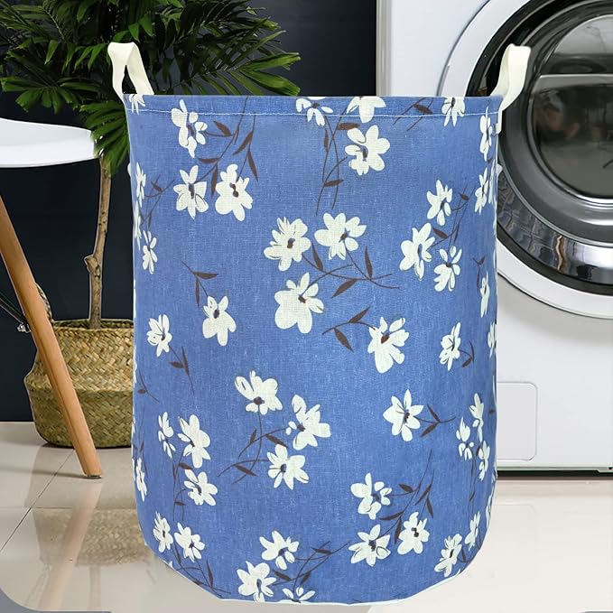 Merdes 19.7’’ Waterproof Foldable Laundry Hamper, Dirty Clothes Laundry Basket - Image 3