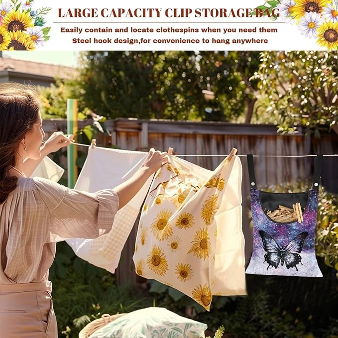 Butterfly Clothespin Storage Organizer - Image 6