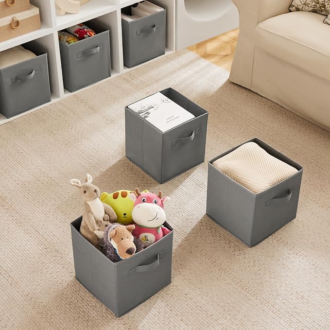 MAX Houser 6 Pack Foldable Fabric Storage Bins - Image 8