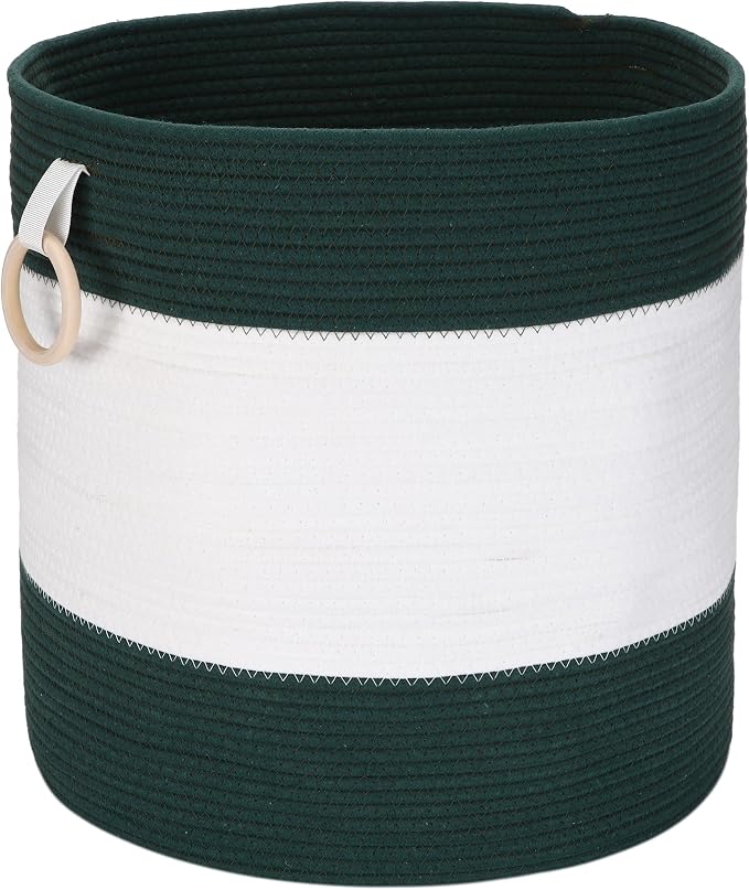 Sea Team Large Size Cotton Rope Storage Basket by SeaTeam