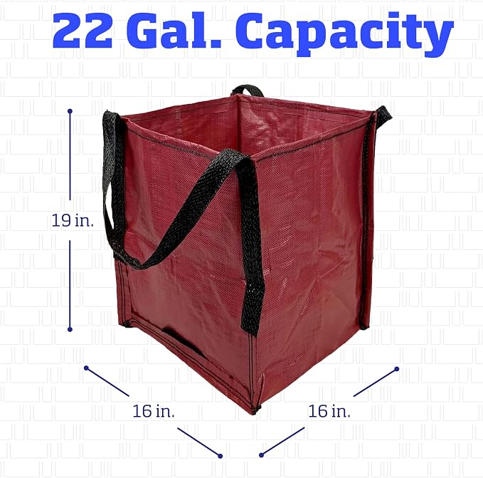 DURASACK Heavy Duty Storage Tote Bag 22-Gallon Rugged Woven Polypropylene - Image 7